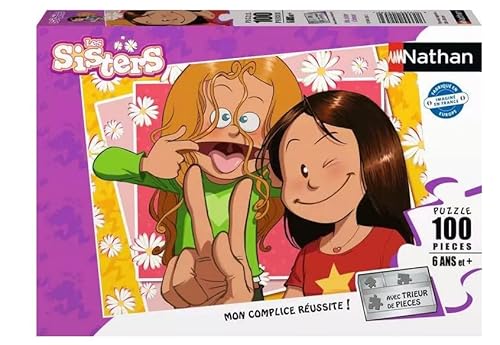 Nathan – Kinderpuzzle – 100 Teile – Meine Liebesschwester/die Schwestern – Mädchen oder Jungen ab 6 Jahren – hochwertiges Puzzle – Dicker und robuster Karton – Die Schwestern – 12004253 Nathan – Kinderpuzzle – 100 Teile – Meine Liebesschwester/die Schwestern – Mädchen oder Jungen ab 6 Jahren – hochwertiges Puzzle – Dicker und robuster Karton – Die Schwestern – 12004253 von NATHAN