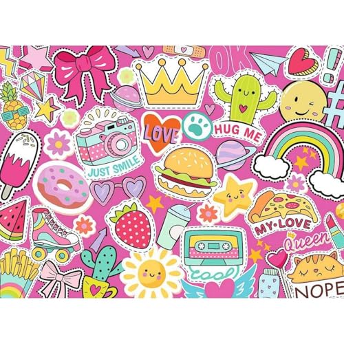 Nathan - Kinderpuzzle – 150 Teile – Pop, Fun & Sticker – Mädchen oder Jungen ab 7 Jahren – hochwertiges Puzzle – Dicker und robuster Karton – selbstklebend – 12004091 Nathan - Kinderpuzzle – 150 Teile – Pop, Fun & Sticker – Mädchen oder Jungen ab 7 Jahren – hochwertiges Puzzle – Dicker und robuster Karton – selbstklebend – 12004091 von NATHAN