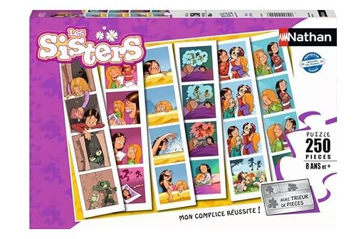 Nathan Kinderpuzzle – 250 Teile – Wendy & Marine/Die Schwestern – Mädchen oder Jungen ab 8 Jahren – Hochwertiges Puzzle – Dicker und robuster Karton – Comic – 12004255 Nathan Kinderpuzzle – 250 Teile – Wendy & Marine/Die Schwestern – Mädchen oder Jungen ab 8 Jahren – Hochwertiges Puzzle – Dicker und robuster Karton – Comic – 12004255 von NATHAN