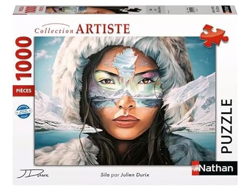 Nathan – Puzzle 1000 Teile – Sila – Julien Durix – Erwachsene und Kinder ab 14 Jahren – Hochwertiges Puzzle – Künstler-Kollektion – 12001615 von NATHAN