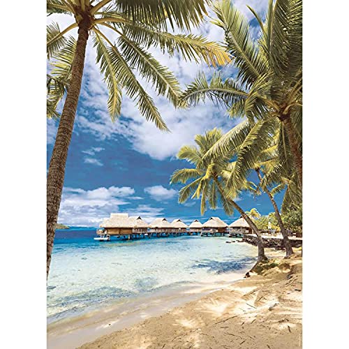 Nathan Puzzle 500 Teile Bora-Bora Beach, Französisch Polynesien, Erwachsene und Kinder ab 12 Jahren, Premium Puzzle, Kollektion Evasion, 12000972 von NATHAN