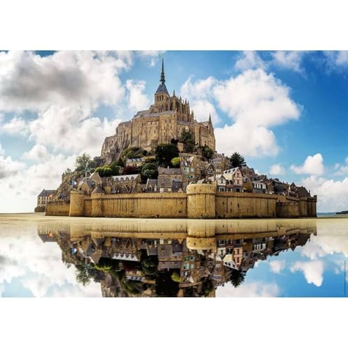 Nathan Puzzle mit 1000 Teilen – Die Abtei des Mont Saint-Michel – Erwachsene und Kinder ab 14 Jahren – Hochwertiges Puzzle – perfekte Integration – Sammlung der Wurzeln und Flügel – 12001535 Nathan Puzzle mit 1000 Teilen – Die Abtei des Mont Saint-Michel – Erwachsene und Kinder ab 14 Jahren – Hochwertiges Puzzle – perfekte Integration – Sammlung der Wurzeln und Flügel – 12001535 von NATHAN