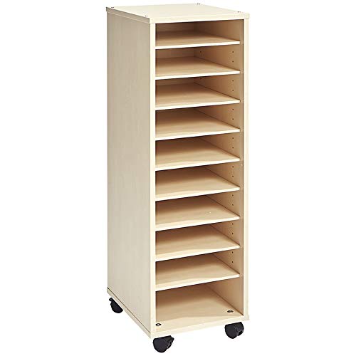 Nathan nathan372587 Birke Effekt Melamin Spalte Regal hoch Einheit von NATHAN