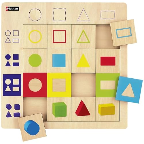 Nathan nathan387169 Geometrische Formen luditab Logic Game (16) von NATHAN
