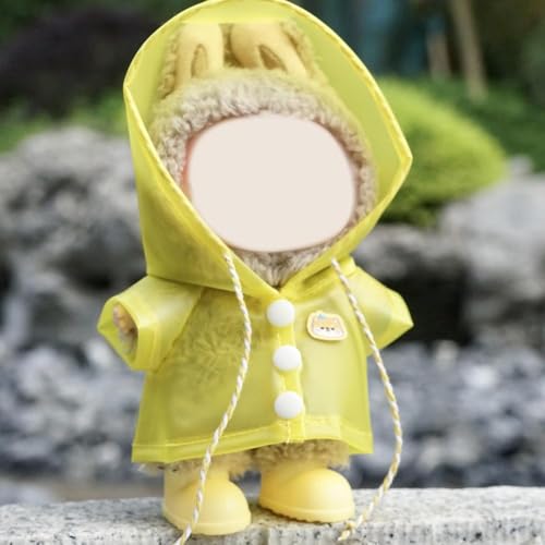 17 cm Regenmantel, Puppenkleidung für Labubu, Macaron-Farbe, Regenmantel, Outfits, Labubu-Zubehör, Geschenke für Sammler 17 cm Regenmantel, Puppenkleidung für Labubu, Macaron-Farbe, Regenmantel, Outfits, Labubu-Zubehör, Geschenke für Sammler von NAUXIU