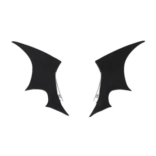 NAUXIU Fledermaus-Haarspange, großer Flügel, Haarspange, Halloween, Teufel, Gothic, Cosplay, Kopfschmuck, Teufel, Fledermaus, Kostüm, Haarschmuck, Party, Clip, Flügel, Seitendekoration, Teufel, Teufel von NAUXIU