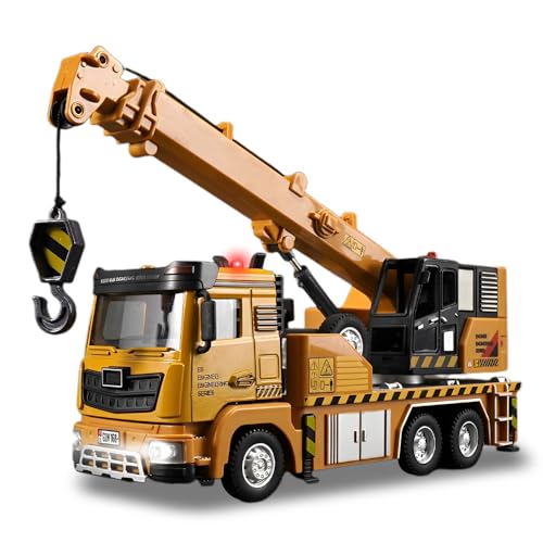 NAVESO Kranwagen Spielzeug, Baustellenfahrzeuge Kinder, 1:40 Baustellen Fahrzeuge Spielzeug, Metall Baufahrzeuge LKW Auto mit Sound und Licht, Auto Spielzeugs Geschenk Jungen 3 4 5 6 Jahre NAVESO Kranwagen Spielzeug, Baustellenfahrzeuge Kinder, 1:40 Baustellen Fahrzeuge Spielzeug, Metall Baufahrzeuge LKW Auto mit Sound und Licht, Auto Spielzeugs Geschenk Jungen 3 4 5 6 Jahre von NAVESO