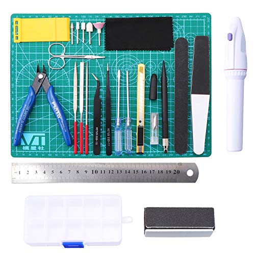 NB Gundam Modellbauwerkzeug-Set, Bastelset, 26-teilig, Modell, Hobby, Bauwerkzeug-Set für Reparatur und Befestigung NB Gundam Modellbauwerkzeug-Set, Bastelset, 26-teilig, Modell, Hobby, Bauwerkzeug-Set für Reparatur und Befestigung von NB