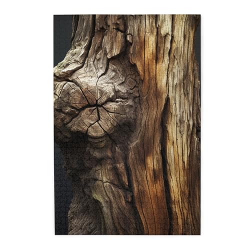 1000-teiliges Puzzle für Erwachsene, herausfordernde Puzzles für Spielabende, Baumstamm, Holzpuzzles, personalisierbares Holzbild, Puzzle für Familie, fertige Größe 50 x 74,9 cm 1000-teiliges Puzzle für Erwachsene, herausfordernde Puzzles für Spielabende, Baumstamm, Holzpuzzles, personalisierbares Holzbild, Puzzle für Familie, fertige Größe 50 x 74,9 cm von NBCCDVSH