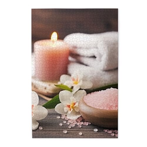 1000-teiliges Puzzle für Erwachsene, herausfordernde Puzzles für Spielabende, Spa-Thema, Holzpuzzle, personalisierbar, Holzbild, Puzzle für Familie, fertige Größe 50 x 74,9 cm 1000-teiliges Puzzle für Erwachsene, herausfordernde Puzzles für Spielabende, Spa-Thema, Holzpuzzle, personalisierbar, Holzbild, Puzzle für Familie, fertige Größe 50 x 74,9 cm von NBCCDVSH