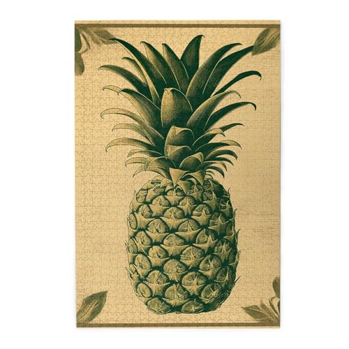 1000-teiliges Puzzle für Erwachsene, herausfordernde Puzzles für Spielabende, Vintage-Puzzles aus Ananasholz, personalisierte personalisierte Holzpuzzle für Familie 1000-teiliges Puzzle für Erwachsene, herausfordernde Puzzles für Spielabende, Vintage-Puzzles aus Ananasholz, personalisierte personalisierte Holzpuzzle für Familie von NBCCDVSH