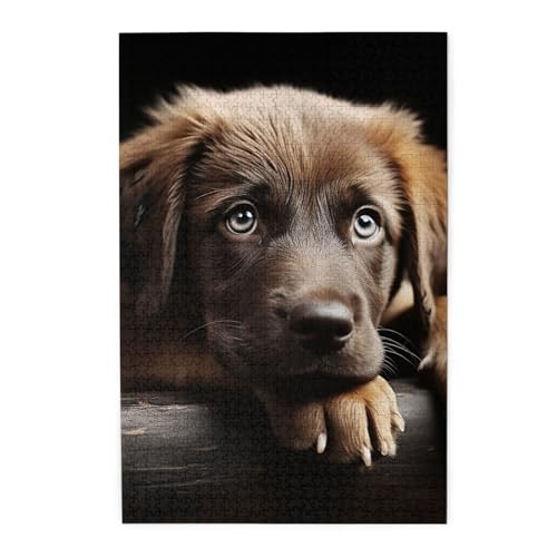 1000-teiliges Puzzle für Erwachsene, herausfordernde Puzzles für Spielabende, Welpen, Hunde, Holzpuzzles, personalisierbar, Holzbild, Puzzle für Familie, fertige Größe 50 x 74,9 cm 1000-teiliges Puzzle für Erwachsene, herausfordernde Puzzles für Spielabende, Welpen, Hunde, Holzpuzzles, personalisierbar, Holzbild, Puzzle für Familie, fertige Größe 50 x 74,9 cm von NBCCDVSH