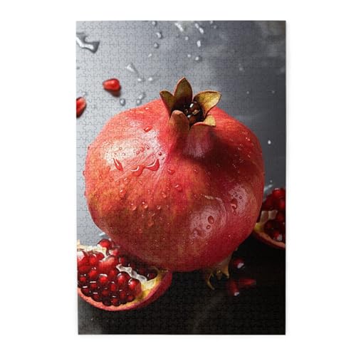 1000-teiliges Puzzle für Erwachsene, herausfordernde Puzzles für Spieleabende, Granatapfel-Holzpuzzles, personalisierbar, Holzbild, Puzzle für Familie, fertige Größe 50 x 74,9 cm 1000-teiliges Puzzle für Erwachsene, herausfordernde Puzzles für Spieleabende, Granatapfel-Holzpuzzles, personalisierbar, Holzbild, Puzzle für Familie, fertige Größe 50 x 74,9 cm von NBCCDVSH