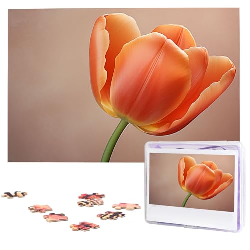 1000-teiliges Puzzle für Erwachsene, herausforderndes Puzzle für Spielabende, Blumen-Holzpuzzle, fertige Größe 74,9 x 50 cm von NBCCDVSH
