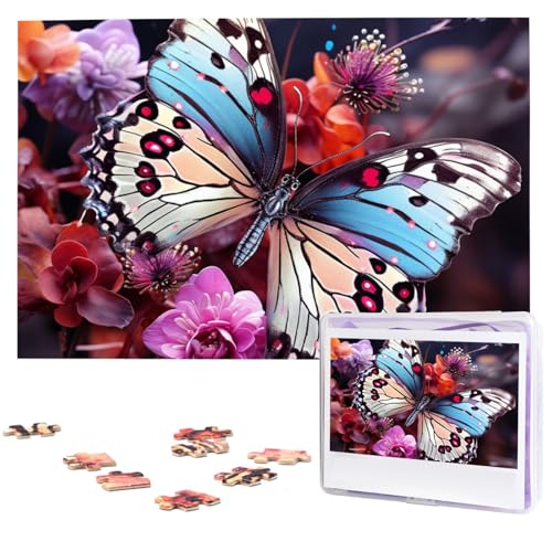 1000-teiliges Puzzle für Erwachsene, herausforderndes Puzzle für Spieleabende, bunte Schmetterlinge, Holzpuzzle, personalisierbar, individuelle Holzpuzzles für Familie, Bildpuzzles, fertige Größe 74,9 1000-teiliges Puzzle für Erwachsene, herausforderndes Puzzle für Spieleabende, bunte Schmetterlinge, Holzpuzzle, personalisierbar, individuelle Holzpuzzles für Familie, Bildpuzzles, fertige Größe 74,9 von NBCCDVSH