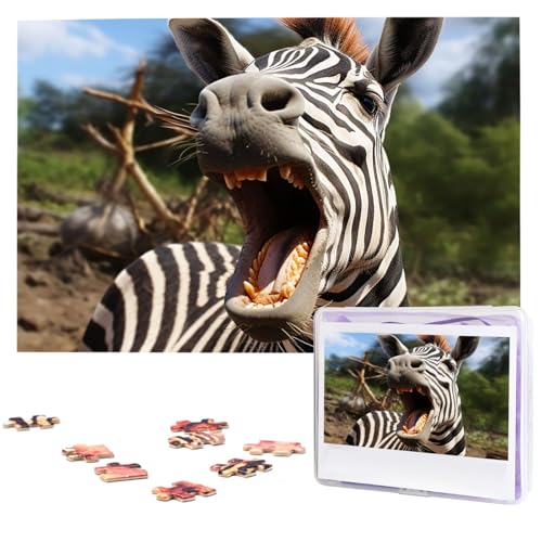 1000-teiliges Puzzle für Erwachsene, herausforderndes Puzzle für Spieleabende, lustiges Zebra-Holzpuzzle, personalisierbar, individuelle Holzpuzzles für Familie, Bildpuzzles, fertige Größe 74,9 x 50 1000-teiliges Puzzle für Erwachsene, herausforderndes Puzzle für Spieleabende, lustiges Zebra-Holzpuzzle, personalisierbar, individuelle Holzpuzzles für Familie, Bildpuzzles, fertige Größe 74,9 x 50 von NBCCDVSH