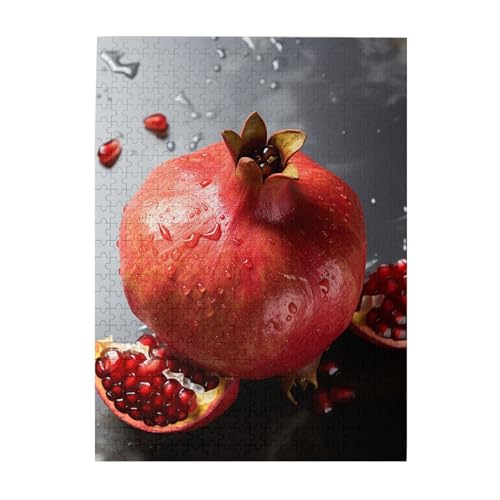 500-teiliges Puzzle für Erwachsene, herausforderndes Puzzle für Spielabende, Granatapfel-Holzpuzzle, fertige Größe 38,1 x 51,8 cm 500-teiliges Puzzle für Erwachsene, herausforderndes Puzzle für Spielabende, Granatapfel-Holzpuzzle, fertige Größe 38,1 x 51,8 cm von NBCCDVSH