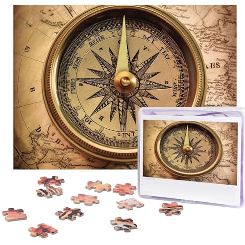 500-teiliges Puzzle für Erwachsene, herausforderndes Puzzle für Spielabende, Kompass-Navigation, Holzpuzzle, personalisierbar, Holzpuzzle für Familie, Bilderpuzzle, fertige Größe 38,1 x 51,8 cm 500-teiliges Puzzle für Erwachsene, herausforderndes Puzzle für Spielabende, Kompass-Navigation, Holzpuzzle, personalisierbar, Holzpuzzle für Familie, Bilderpuzzle, fertige Größe 38,1 x 51,8 cm von NBCCDVSH