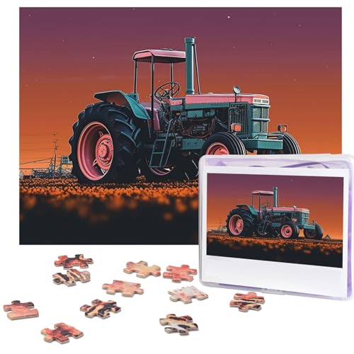 500-teiliges Puzzle für Erwachsene, herausforderndes Puzzle für Spielabende, ästhetisches Traktor, Holzpuzzle, personalisierbar, Holzpuzzle für Familie, Bilderpuzzle, fertige Größe 38,1 x 51,8 cm 500-teiliges Puzzle für Erwachsene, herausforderndes Puzzle für Spielabende, ästhetisches Traktor, Holzpuzzle, personalisierbar, Holzpuzzle für Familie, Bilderpuzzle, fertige Größe 38,1 x 51,8 cm von NBCCDVSH