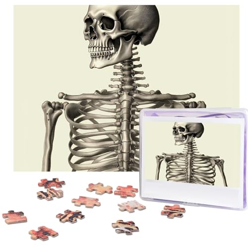 500-teiliges Puzzle für Erwachsene, herausforderndes Puzzle für Spielabende, menschliches Skelett, Holzpuzzle, personalisierbar, Holzpuzzle für Familie, Bilderpuzzle, fertige Größe 38,1 x 51,8 cm 500-teiliges Puzzle für Erwachsene, herausforderndes Puzzle für Spielabende, menschliches Skelett, Holzpuzzle, personalisierbar, Holzpuzzle für Familie, Bilderpuzzle, fertige Größe 38,1 x 51,8 cm von NBCCDVSH