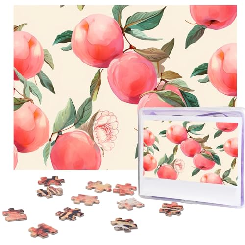 500-teiliges Puzzle für Erwachsene, herausforderndes Puzzle für Spieleabende, Pfirsichholzpuzzle, personalisierbar, Holzpuzzle für Familie, Bilderpuzzle, fertige Größe 38,1 x 51,8 cm von NBCCDVSH