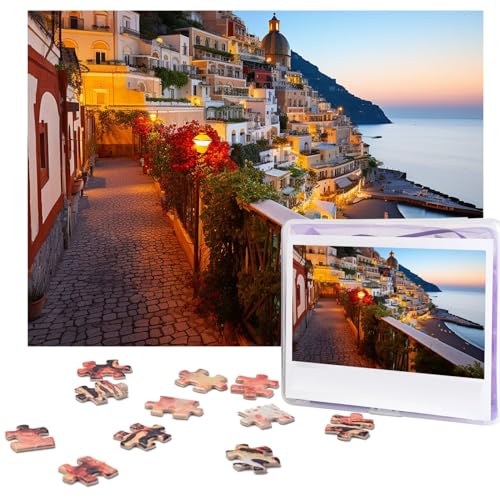 500-teiliges Puzzle für Erwachsene, herausforderndes Puzzle für Spieleabende, Positano, Sonnenuntergang, Holzpuzzle, personalisierbar, Holzpuzzle für Familie, Bilderpuzzle, fertige Größe 38,1 x 51,8 500-teiliges Puzzle für Erwachsene, herausforderndes Puzzle für Spieleabende, Positano, Sonnenuntergang, Holzpuzzle, personalisierbar, Holzpuzzle für Familie, Bilderpuzzle, fertige Größe 38,1 x 51,8 von NBCCDVSH