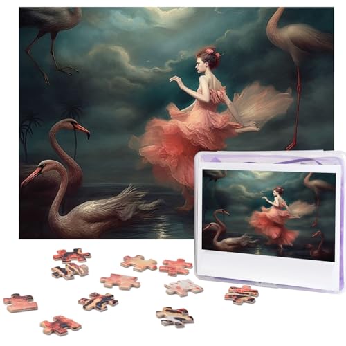 500-teiliges Puzzle für Erwachsene, herausforderndes Puzzle für Spieleabende, eine Nacht der Wunder und der Magie, Holzpuzzle, personalisierbar, Holzpuzzle für Familie, Bilderpuzzle, fertige Größe von NBCCDVSH