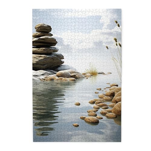 Puzzle, 1000 Teile für Erwachsene, herausfordernde Puzzles für Spieleabende, personalisiertes Holzpuzzle für die Familie, fertige Größe, 50 x 75 cm Puzzle, 1000 Teile für Erwachsene, herausfordernde Puzzles für Spieleabende, personalisiertes Holzpuzzle für die Familie, fertige Größe, 50 x 75 cm von NBCCDVSH