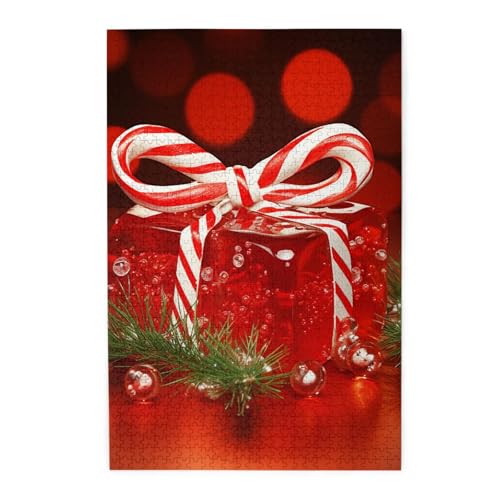 Puzzle 1000 Teile für Erwachsene, herausfordernde Puzzles für Spielabende, rote Karamellholzpuzzle für Weihnachten, personalisierte Holzpuzzle für Familie, Größe Puzzle 1000 Teile für Erwachsene, herausfordernde Puzzles für Spielabende, rote Karamellholzpuzzle für Weihnachten, personalisierte Holzpuzzle für Familie, Größe von NBCCDVSH