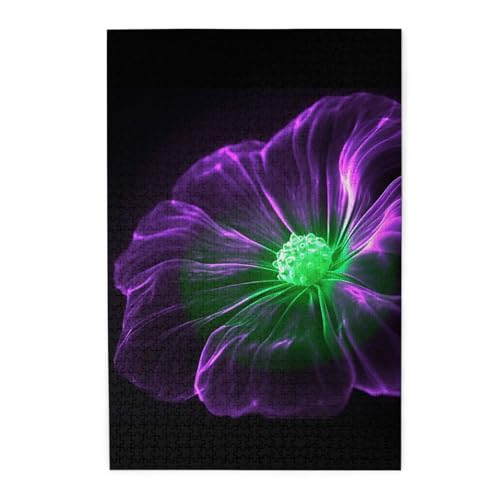Puzzle 1000 Teile für Erwachsene, herausfordernde Puzzles für Spieleabende, Holzpuzzle mit violettem Glanz, Grün, personalisierte Holzpuzzle für Familie, Größe Puzzle 1000 Teile für Erwachsene, herausfordernde Puzzles für Spieleabende, Holzpuzzle mit violettem Glanz, Grün, personalisierte Holzpuzzle für Familie, Größe von NBCCDVSH