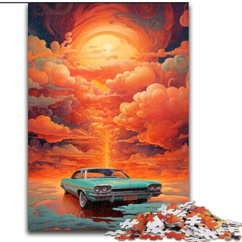 1000-teiliges Puzzle, Gemälde eines coolen Autos aus Holz, perfekt als Geburtstags-, Weihnachts, 50x75cm, für Geburtstag, Feiertag, Weihnachten, Halloween 1000-teiliges Puzzle, Gemälde eines coolen Autos aus Holz, perfekt als Geburtstags-, Weihnachts, 50x75cm, für Geburtstag, Feiertag, Weihnachten, Halloween von NBDSOYEWO