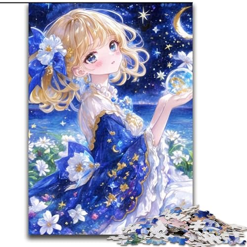 1000-teiliges Puzzle Anime-Mädchen, für Kinder ab 14 Jahren, geeignet für Paare, Spaß bei Aktivitäten zu Hause, Geburtstagsgeschenk, Reisegeschenk (Größe 26x38cm) von NBDSOYEWO