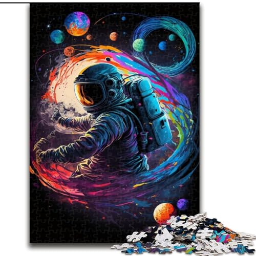 1000-teiliges Puzzle Astronaut aus Holz, perfekt als Geburtstags-, Weihnachts, 50x75cm, für Geburtstag, Feiertag, Weihnachten, Halloween 1000-teiliges Puzzle Astronaut aus Holz, perfekt als Geburtstags-, Weihnachts, 50x75cm, für Geburtstag, Feiertag, Weihnachten, Halloween von NBDSOYEWO