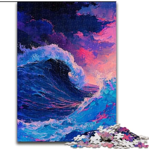 1000-teiliges Puzzle Die große Welle vor Kanagawa aus Holz, perfekt als Geburtstags-, Weihnachts, 50x75cm, für Geburtstag, Feiertag, Weihnachten, Halloween 1000-teiliges Puzzle Die große Welle vor Kanagawa aus Holz, perfekt als Geburtstags-, Weihnachts, 50x75cm, für Geburtstag, Feiertag, Weihnachten, Halloween von NBDSOYEWO
