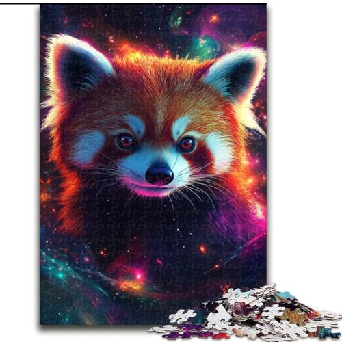 1000-teiliges Puzzle Galaxie, Roter Panda aus Holz, perfekt als Geburtstags-, Weihnachts, 50x75cm, für Geburtstag, Feiertag, Weihnachten, Halloween 1000-teiliges Puzzle Galaxie, Roter Panda aus Holz, perfekt als Geburtstags-, Weihnachts, 50x75cm, für Geburtstag, Feiertag, Weihnachten, Halloween von NBDSOYEWO