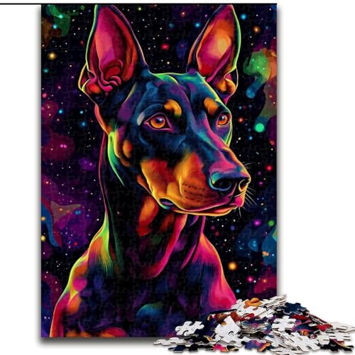 1000-teiliges Puzzle Galaxy Dobermann aus Holz, perfekt als Geburtstags-, Weihnachts, 50x75cm, für Geburtstag, Feiertag, Weihnachten, Halloween 1000-teiliges Puzzle Galaxy Dobermann aus Holz, perfekt als Geburtstags-, Weihnachts, 50x75cm, für Geburtstag, Feiertag, Weihnachten, Halloween von NBDSOYEWO