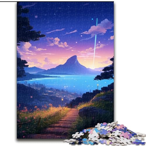 1000-teiliges Puzzle Landschaft der schönsten aus Holz, perfekt als Geburtstags-, Weihnachts, 50x75cm, für Geburtstag, Urlaub, Weihnachten, Halloween 1000-teiliges Puzzle Landschaft der schönsten aus Holz, perfekt als Geburtstags-, Weihnachts, 50x75cm, für Geburtstag, Urlaub, Weihnachten, Halloween von NBDSOYEWO