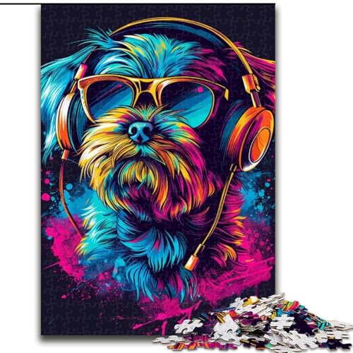 1000-teiliges Puzzle Shih Tzu Neon aus Holz, perfekt als Geburtstags-, Weihnachts, 50x75cm, für Geburtstag, Feiertag, Weihnachten, Halloween 1000-teiliges Puzzle Shih Tzu Neon aus Holz, perfekt als Geburtstags-, Weihnachts, 50x75cm, für Geburtstag, Feiertag, Weihnachten, Halloween von NBDSOYEWO