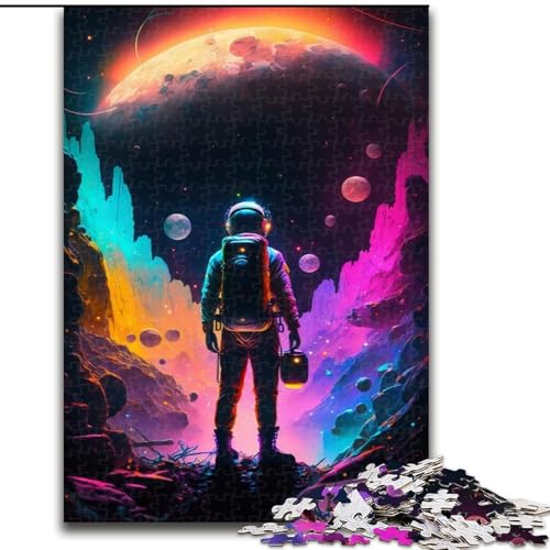 1000-teiliges Puzzle für Erwachsene, Astronaut, aus Holz, EIN tolles Geschenk für Familienspaß, 50x75cm, für interaktives Familienspiel 1000-teiliges Puzzle für Erwachsene, Astronaut, aus Holz, EIN tolles Geschenk für Familienspaß, 50x75cm, für interaktives Familienspiel von NBDSOYEWO