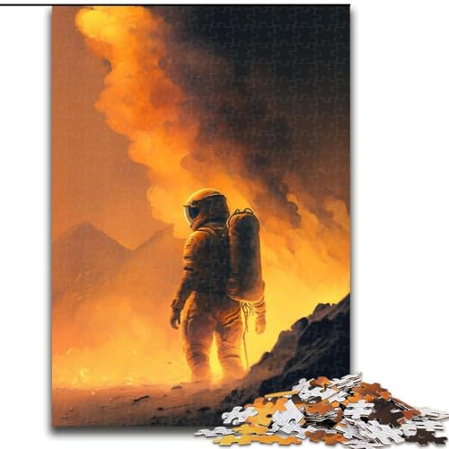 1000-teiliges Puzzle für Erwachsene, Astronaut, aus Holz, einzigartige DIY-Geschenkidee zur Heimdekoration, 50x75cm, pädagogisches und unterhaltsames Indoor-Spiel zur Heimdekoration 1000-teiliges Puzzle für Erwachsene, Astronaut, aus Holz, einzigartige DIY-Geschenkidee zur Heimdekoration, 50x75cm, pädagogisches und unterhaltsames Indoor-Spiel zur Heimdekoration von NBDSOYEWO