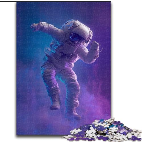 1000-teiliges Puzzle für Erwachsene, Astronauten-Geschenk, Lernspiele, Heimdekoration, geeignet für die Schreibtischdekoration (Größe 50x75cm) von NBDSOYEWO