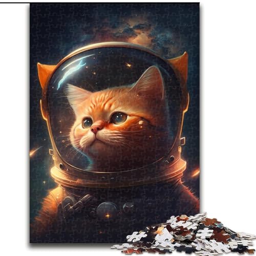 1000-teiliges Puzzle für Erwachsene, Astronautenkatze, aus Holz, einzigartige DIY-Geschenkidee zur Heimdekoration, 50x75cm, pädagogisches und unterhaltsames Indoor-Spiel zur Heimdekoration 1000-teiliges Puzzle für Erwachsene, Astronautenkatze, aus Holz, einzigartige DIY-Geschenkidee zur Heimdekoration, 50x75cm, pädagogisches und unterhaltsames Indoor-Spiel zur Heimdekoration von NBDSOYEWO