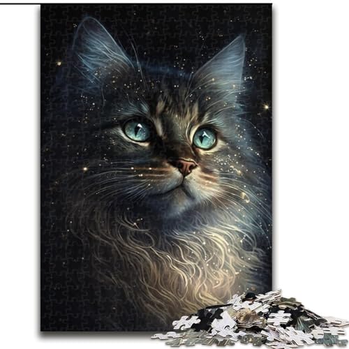 1000-teiliges Puzzle für Erwachsene, Galaxie-Katze, aus Holz, einzigartige DIY-Geschenkidee zur Heimdekoration, 50x75cm, pädagogisches und unterhaltsames Indoor-Spiel zur Heimdekoration 1000-teiliges Puzzle für Erwachsene, Galaxie-Katze, aus Holz, einzigartige DIY-Geschenkidee zur Heimdekoration, 50x75cm, pädagogisches und unterhaltsames Indoor-Spiel zur Heimdekoration von NBDSOYEWO