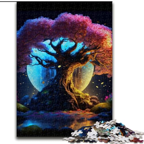 1000-teiliges Puzzle für Erwachsene, Galaxie-Kunst, Kirschbaum, aus Holz, lustige Aktivität für zu Hause, 50x75cm, Denkspiel für Teenager, Spieleabend mit der Familie 1000-teiliges Puzzle für Erwachsene, Galaxie-Kunst, Kirschbaum, aus Holz, lustige Aktivität für zu Hause, 50x75cm, Denkspiel für Teenager, Spieleabend mit der Familie von NBDSOYEWO