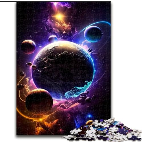 1000-teiliges Puzzle für Erwachsene, Geschenke Jenseits der Galaxien, Elefantenspielzeug, intellektuelles Spiel, Geburtstagsgeschenk, Geschenke, Wandkunst für Kinder ab 14 Jahren (Größe 26x38cm) von NBDSOYEWO