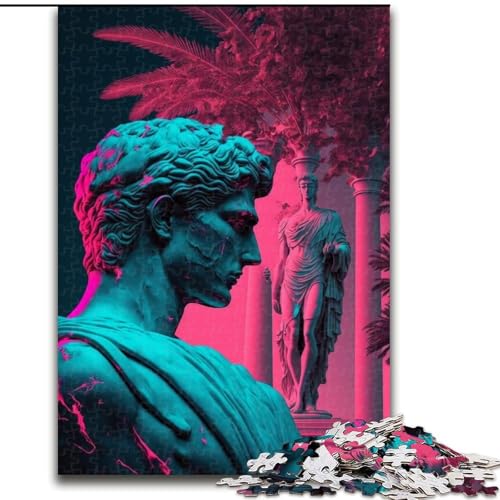 1000-teiliges Puzzle für Erwachsene, Geschenke zur Vaporwave-Ästhetik, Elefantenspielzeug, intellektuelles Spiel, Geburtstagsgeschenk, Geschenke, Wandkunst für Kinder ab 14 Jahren (Größe 50x75cm) 1000-teiliges Puzzle für Erwachsene, Geschenke zur Vaporwave-Ästhetik, Elefantenspielzeug, intellektuelles Spiel, Geburtstagsgeschenk, Geschenke, Wandkunst für Kinder ab 14 Jahren (Größe 50x75cm) von NBDSOYEWO