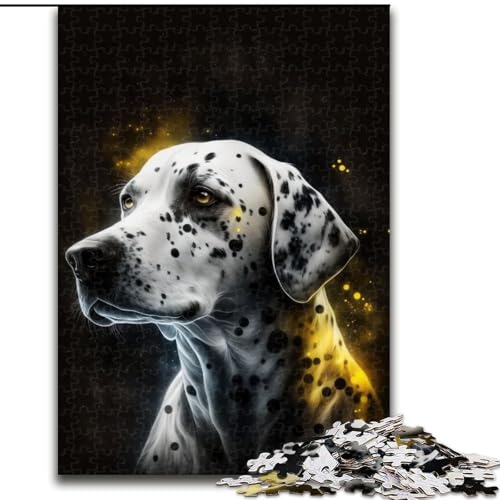 1000-teiliges Puzzle für Erwachsene, Goldener Dalmatiner, aus Holz, hochschwieriges Denkspiel für Teenager, 50x75cm, für Heimdekoration, Gehirntraining 1000-teiliges Puzzle für Erwachsene, Goldener Dalmatiner, aus Holz, hochschwieriges Denkspiel für Teenager, 50x75cm, für Heimdekoration, Gehirntraining von NBDSOYEWO