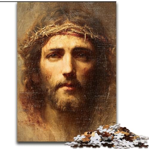 1000-teiliges Puzzle für Erwachsene, Jesus-Puzzle, anspruchsvolles Denkspiel, Familienaktivität, Heimdekoration, 50x75cm 1000-teiliges Puzzle für Erwachsene, Jesus-Puzzle, anspruchsvolles Denkspiel, Familienaktivität, Heimdekoration, 50x75cm von NBDSOYEWO