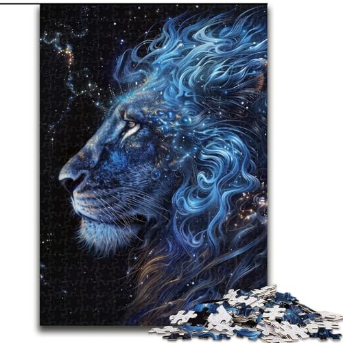 1000-teiliges Puzzle für Erwachsene, Kunstlöwen aus Holz, für Jugendliche ab 14 Jahren, Heimdekoration, 50x75cm, Geburtstagsfeier für Männer und Frauen 1000-teiliges Puzzle für Erwachsene, Kunstlöwen aus Holz, für Jugendliche ab 14 Jahren, Heimdekoration, 50x75cm, Geburtstagsfeier für Männer und Frauen von NBDSOYEWO