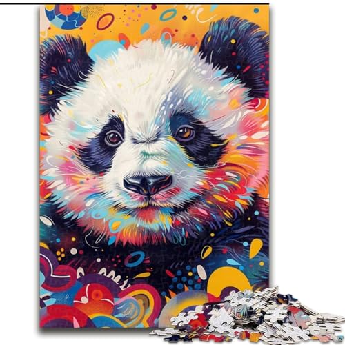 1000-teiliges Puzzle für Erwachsene, Panda-Gemälde, aus Holz, einzigartige DIY-Geschenkidee zur Heimdekoration, 50x75cm, pädagogisches und unterhaltsames Indoor-Spiel zur Heimdekoration 1000-teiliges Puzzle für Erwachsene, Panda-Gemälde, aus Holz, einzigartige DIY-Geschenkidee zur Heimdekoration, 50x75cm, pädagogisches und unterhaltsames Indoor-Spiel zur Heimdekoration von NBDSOYEWO